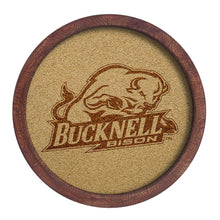Load image into Gallery viewer, Bucknell Bison: "Faux" Barrel Framed Cork Board - The Fan-Brand