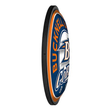 Load image into Gallery viewer, Bucknell Bisons: Go Bison - Round Slimline Lighted Wall Sign - The Fan-Brand
