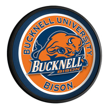 Load image into Gallery viewer, Bucknell Bisons: Round Slimline Lighted Wall Sign - The Fan-Brand