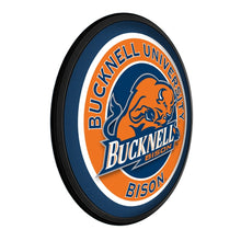 Load image into Gallery viewer, Bucknell Bisons: Round Slimline Lighted Wall Sign - The Fan-Brand