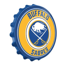 Load image into Gallery viewer, Buffalo Sabres: Bottle Cap Wall Sign - The Fan-Brand
