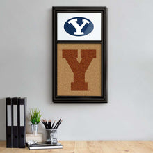Load image into Gallery viewer, BYU Cougars: Dual Ys - Cork Note Board - The Fan-Brand