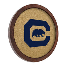 Load image into Gallery viewer, Cal Golden Bears: "Faux" Barrel Framed Cork Board - The Fan-Brand