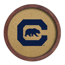 Load image into Gallery viewer, Cal Golden Bears: "Faux" Barrel Framed Cork Board - The Fan-Brand