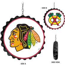 Load image into Gallery viewer, Chicago Blackhawks: Bottle Cap Dangler - The Fan-Brand