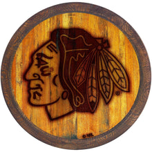 Load image into Gallery viewer, Chicago Blackhawks: Branded "Faux" Barrel Top Sign - The Fan-Brand