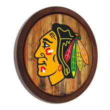 Load image into Gallery viewer, Chicago Blackhawks: "Faux" Barrel Top Sign - The Fan-Brand