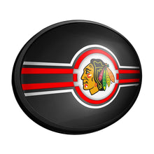 Load image into Gallery viewer, Chicago Blackhawks: Oval Slimline Lighted Wall Sign - The Fan-Brand