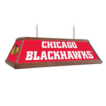 Load image into Gallery viewer, Chicago Blackhawks: Premium Wood Pool Table Light - The Fan-Brand