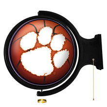 Load image into Gallery viewer, Clemson Tigers: Basketball - Original Round Rotating Lighted Wall Sign - The Fan-Brand