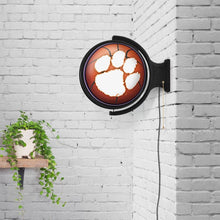 Load image into Gallery viewer, Clemson Tigers: Basketball - Original Round Rotating Lighted Wall Sign - The Fan-Brand