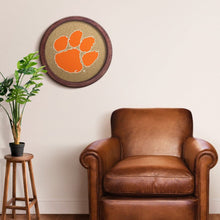 Load image into Gallery viewer, Clemson Tigers: "Faux" Barrel Framed Cork Board - The Fan-Brand