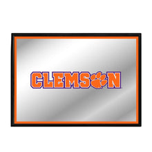Load image into Gallery viewer, Clemson Tigers: Framed Mirrored Wall Sign - The Fan-Brand