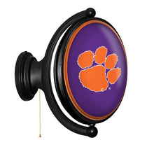 Load image into Gallery viewer, Clemson Tigers: Original Oval Rotating Lighted Wall Sign - The Fan-Brand