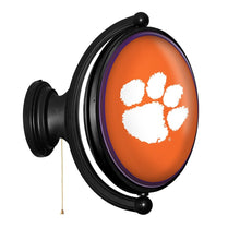 Load image into Gallery viewer, Clemson Tigers: Original Oval Rotating Lighted Wall Sign - The Fan-Brand
