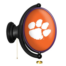 Load image into Gallery viewer, Clemson Tigers: Original Oval Rotating Lighted Wall Sign - The Fan-Brand