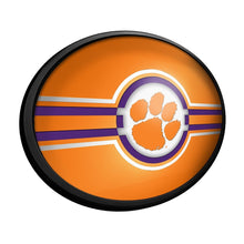 Load image into Gallery viewer, Clemson Tigers: Oval Slimline Lighted Wall Sign - The Fan-Brand