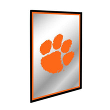 Load image into Gallery viewer, Clemson Tigers: Paw Print - Framed Mirrored Wall Sign - The Fan-Brand