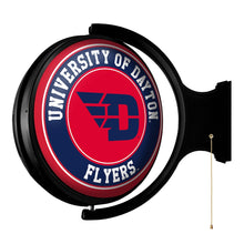 Load image into Gallery viewer, Dayton Flyers: Original Round Rotating Lighted Wall Sign - The Fan-Brand