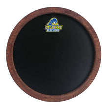 Load image into Gallery viewer, Delaware Blue Hens: Logo - Chalk "Faux" Barrel Top Sign - The Fan-Brand