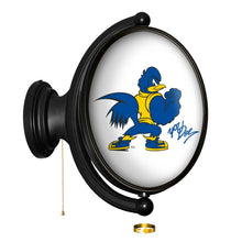 Load image into Gallery viewer, Delaware Blue Hens: Mascot - Original Oval Rotating Lighted Wall Sign - The Fan-Brand