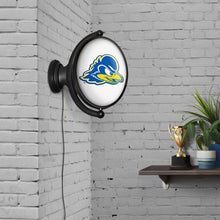 Load image into Gallery viewer, Delaware Blue Hens: Original Oval Rotating Lighted Wall Sign - The Fan-Brand