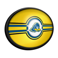 Load image into Gallery viewer, Delaware Blue Hens: Oval Slimline Lighted Wall Sign - The Fan-Brand
