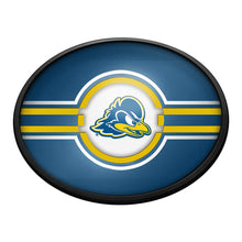 Load image into Gallery viewer, Delaware Blue Hens: Oval Slimline Lighted Wall Sign - The Fan-Brand