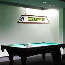 Load image into Gallery viewer, Delaware Blue Hens: Premium Wood Pool Table Light - The Fan-Brand