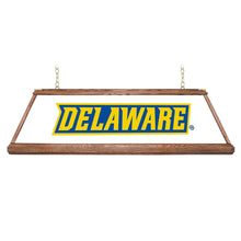 Load image into Gallery viewer, Delaware Blue Hens: Premium Wood Pool Table Light - The Fan-Brand