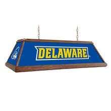 Load image into Gallery viewer, Delaware Blue Hens: Premium Wood Pool Table Light - The Fan-Brand