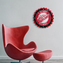 Load image into Gallery viewer, Detroit Red Wings: Bottle Cap Wall Clock - The Fan-Brand