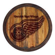 Load image into Gallery viewer, Detroit Red Wings: Branded "Faux" Barrel Top Sign - The Fan-Brand