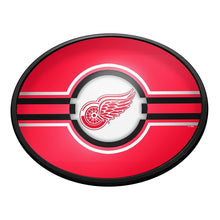 Load image into Gallery viewer, Detroit Red Wings: Oval Slimline Lighted Wall Sign - The Fan-Brand