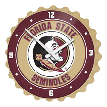 Load image into Gallery viewer, Florida State Seminoles: Bottle Cap Wall Clock - The Fan-Brand