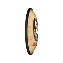 Load image into Gallery viewer, Florida State Seminoles: Hardwood - Oval Slimline Lighted Wall Sign - The Fan-Brand