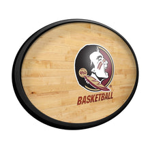 Load image into Gallery viewer, Florida State Seminoles: Hardwood - Oval Slimline Lighted Wall Sign - The Fan-Brand
