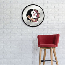 Load image into Gallery viewer, Florida State Seminoles: Modern Disc Mirrored Wall Sign - The Fan-Brand