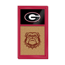 Load image into Gallery viewer, Georgia Bulldogs: Dual Logo - Cork Note Board - The Fan-Brand
