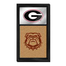 Load image into Gallery viewer, Georgia Bulldogs: Dual Logo - Mirrored Cork Note Board - The Fan-Brand