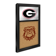 Load image into Gallery viewer, Georgia Bulldogs: Dual Logo - Mirrored Cork Note Board - The Fan-Brand