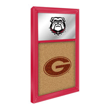 Load image into Gallery viewer, Georgia Bulldogs: Dual Logo - Mirrored Cork Note Board - The Fan-Brand