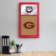 Load image into Gallery viewer, Georgia Bulldogs: Dual Logo - Mirrored Cork Note Board - The Fan-Brand