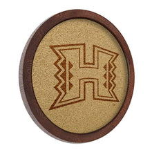 Load image into Gallery viewer, Hawaii Warriors: "Faux" Barrel Framed Cork Board - The Fan-Brand