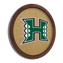 Load image into Gallery viewer, Hawaii Warriors: "Faux" Barrel Framed Cork Board - The Fan-Brand