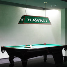 Load image into Gallery viewer, Hawaii Warriors: Premium Wood Pool Table Light - The Fan-Brand