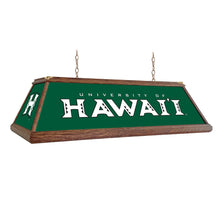 Load image into Gallery viewer, Hawaii Warriors: Premium Wood Pool Table Light - The Fan-Brand