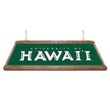 Load image into Gallery viewer, Hawaii Warriors: Premium Wood Pool Table Light - The Fan-Brand