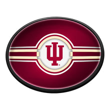 Load image into Gallery viewer, Indiana Hoosiers: Oval Slimline Lighted Wall Sign - The Fan-Brand