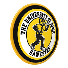 Load image into Gallery viewer, Iowa Hawkeyes: Herky - Round Modern Disc Wall Sign - The Fan-Brand
